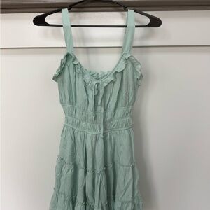 Altar’d State Mint Green Ruffled Sundress